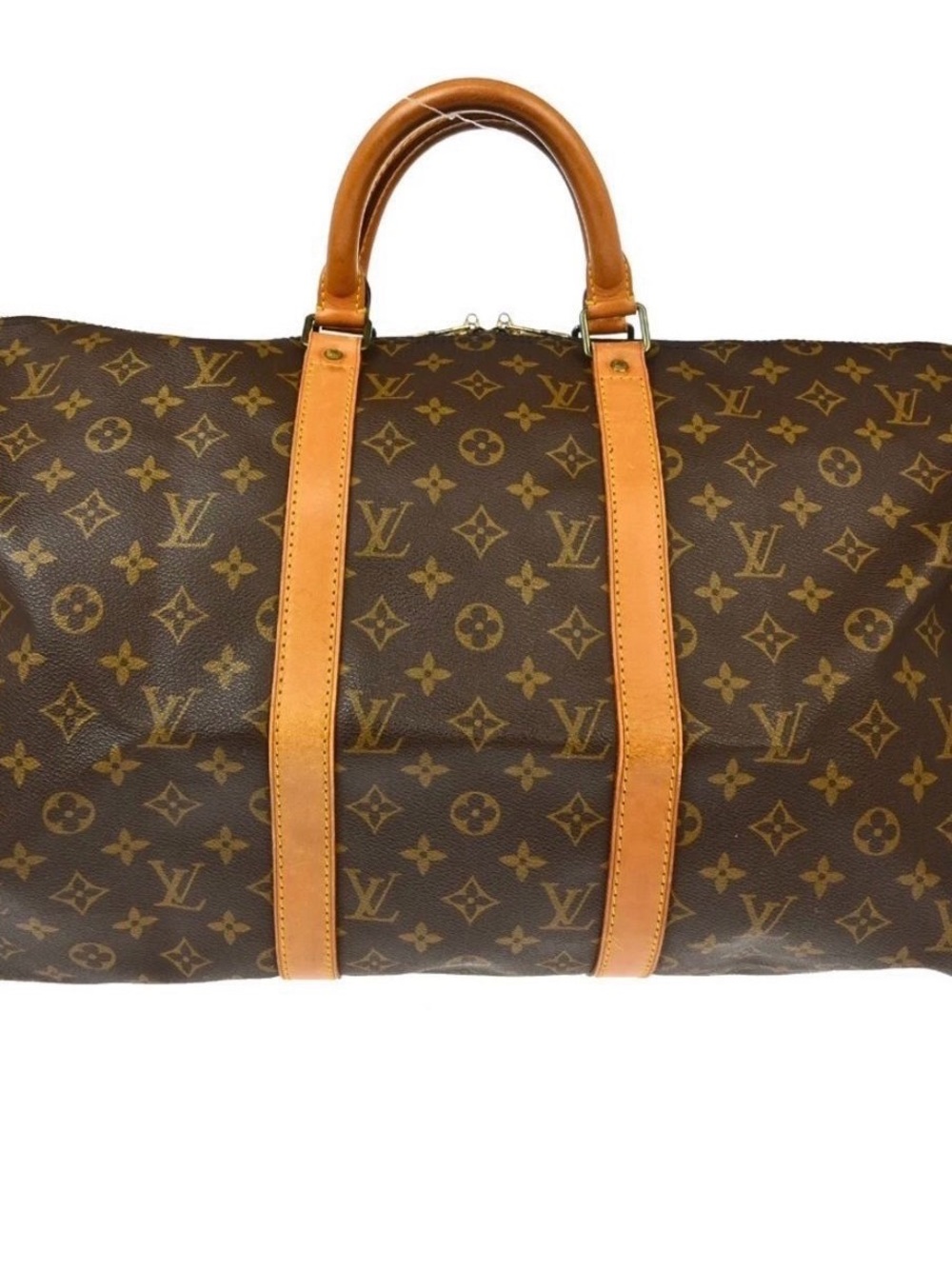 Louis Vuitton Monogram Canvas Travel Weekender in Brown and Tan